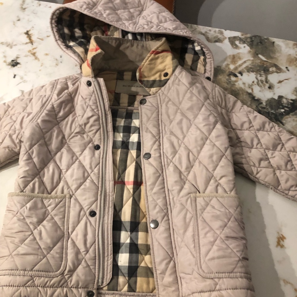 Burberry Kids Quilted Puffer Jacket - Beige